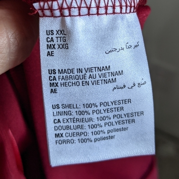 Nwt Bar III Off the shoulder Chiffon Bodysuit Maroon XXL - Picture 5 of 12